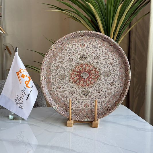 Royal Pattern Round Serving Tray