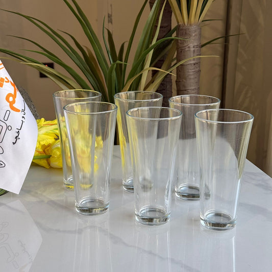 سێت پەرداخی شوشەی ناوازەو سادە