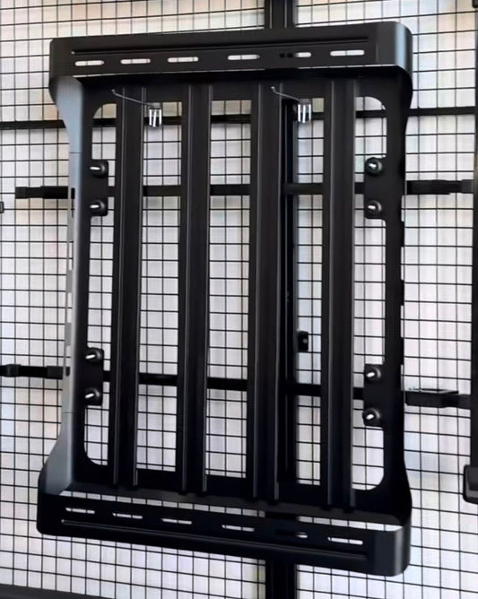 Aluminum Universal Car Roof Rack – Heavy-Duty Cargo Carrier - Full Set - Black