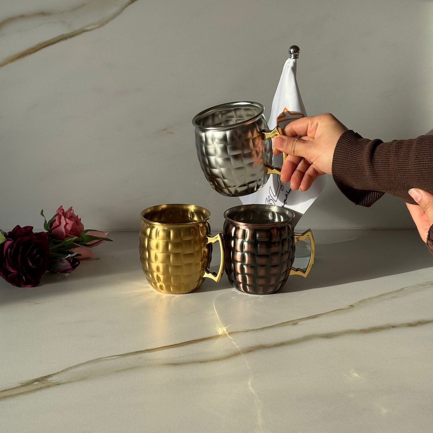 کوپی شیکی ستیل - زێڕی /زیوی /بڕۆنزی