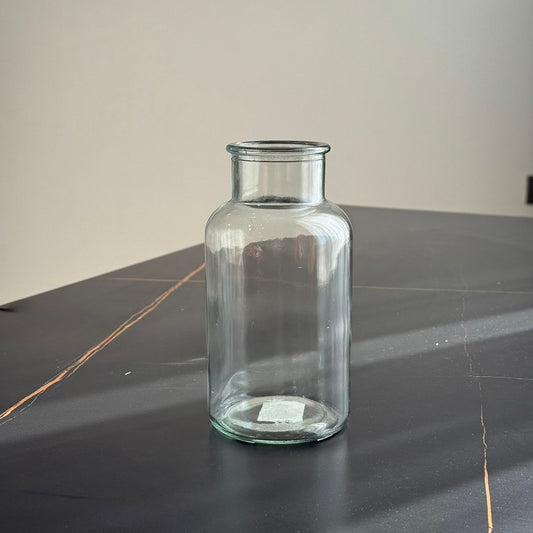 Classic Clear Glass Vase