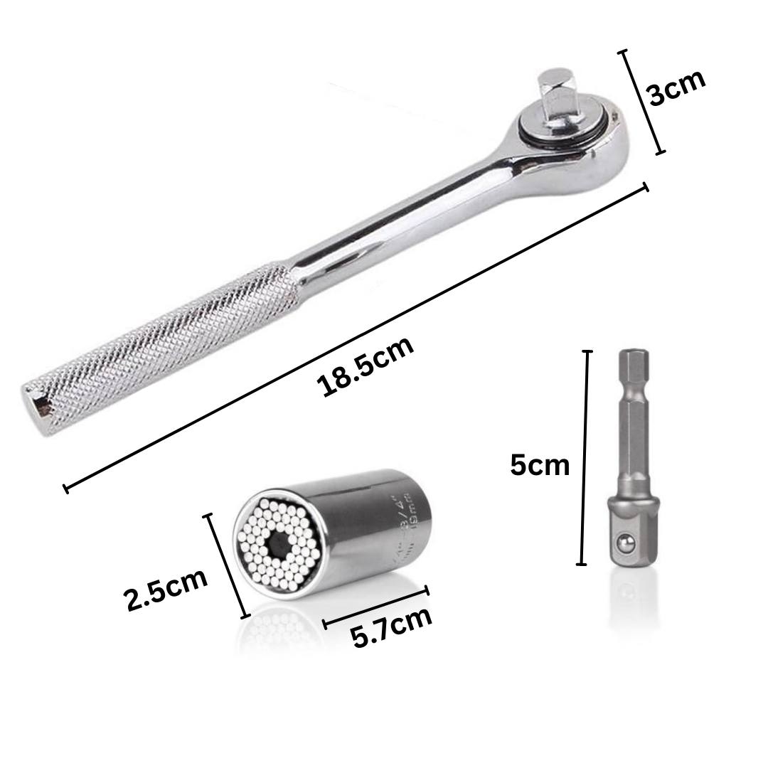 3 قطعة قبضة المقبس العالمي