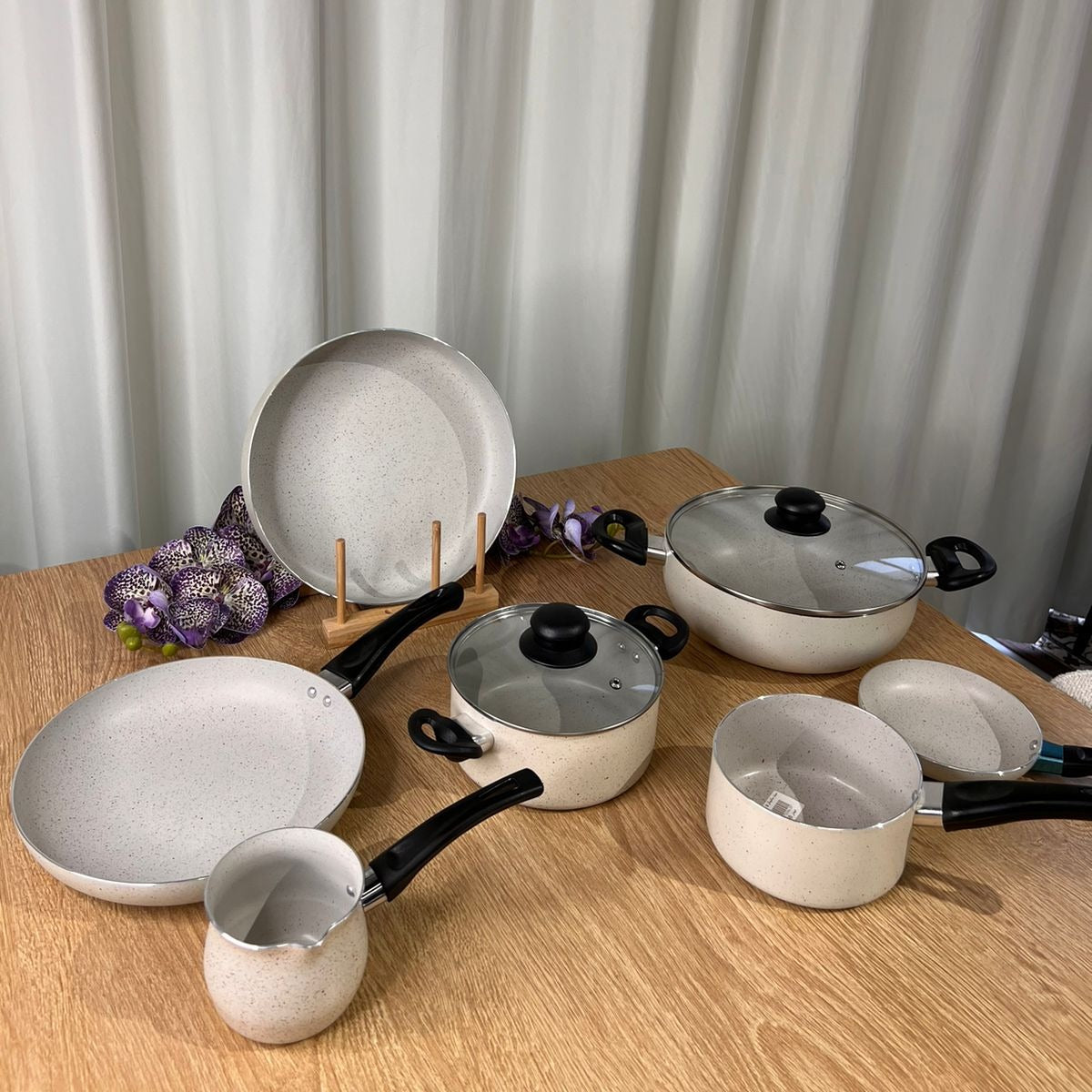 Enamel Cooking High Quality Stockpot Pan Set