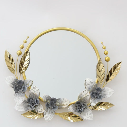 SMB0229 24 Golden Rim Wall Mirror & Decoration