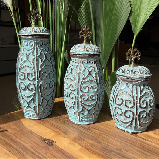 Royal Blue Art Decoration Jars
