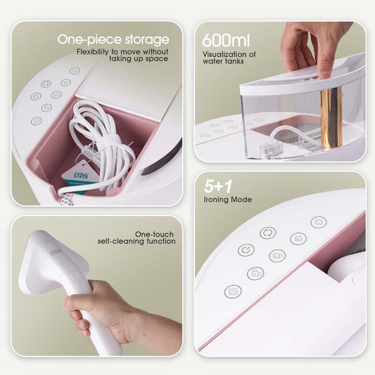 2 IN 1 Powerful Garment Steamer