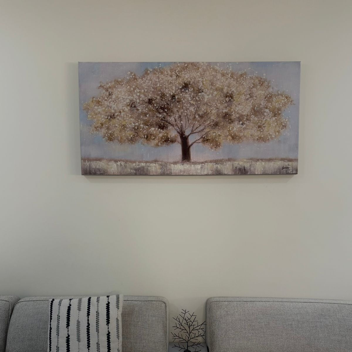 140x70 Hand Painted Gorgeous Arts with Frame