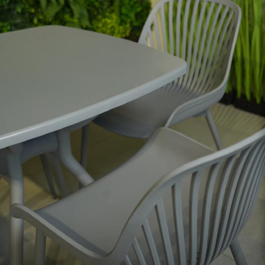 Daniela Chair & Durable Square Table Outdoor Furniture Set