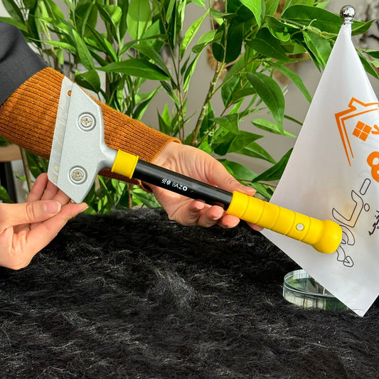 أداة مكشطة وفرم بمقبض طويل متعددة الاستخدامات