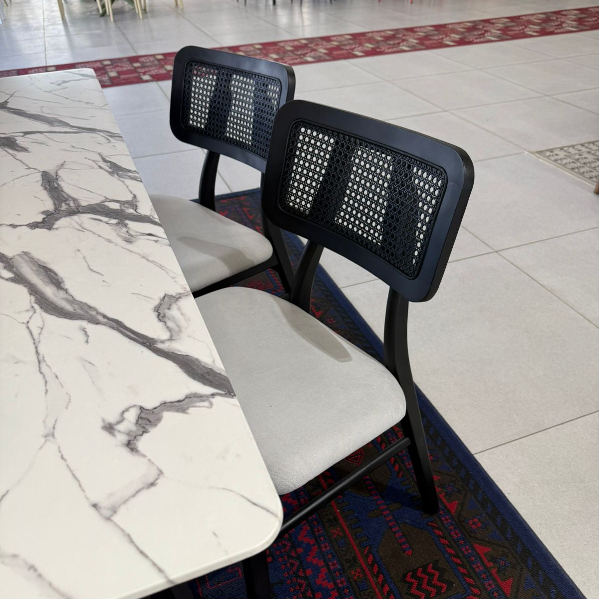 Vallen Versillia Table & Victoria ZAN Wood Chairs Indoor Set