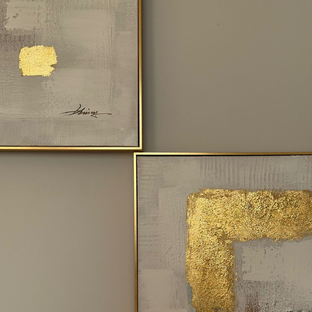 لوحة فنية مرسومة يدويا قياس 100x100 سم