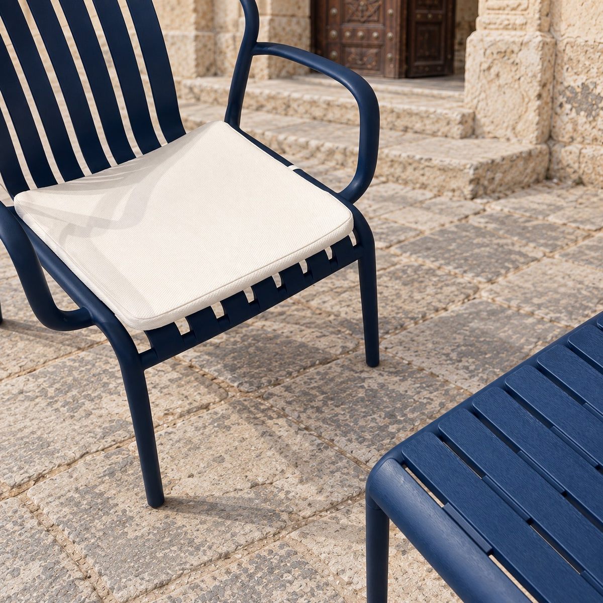 Modern Luxury Durable Outdoor Seating Set - Navy Blue