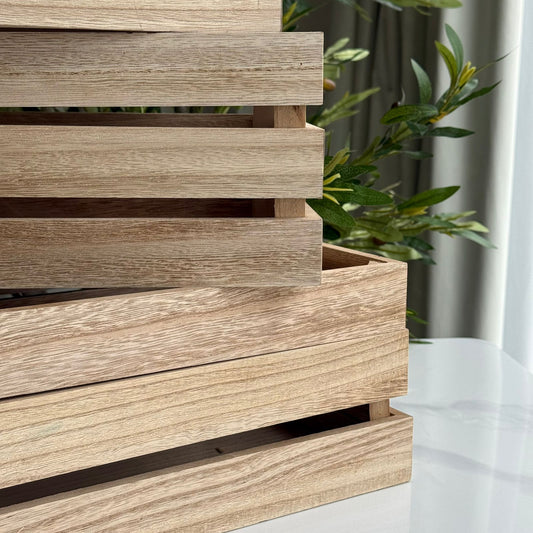 سێتی سندوقی دار- لادێیی بە ٣ قەبارە