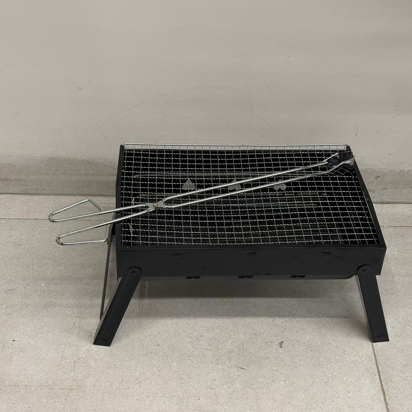 پۆکەری ئاگری BBQ پۆڵا ستانلێس بەهێز