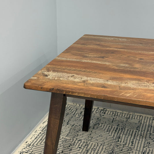 TROY YUKON - طاولة طعام خشبية حديثة