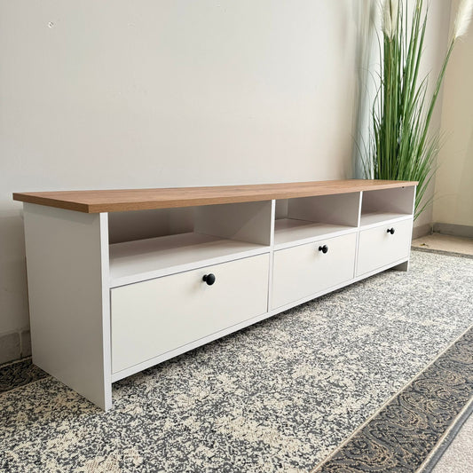 Minimalist Modern TV Table with Storage