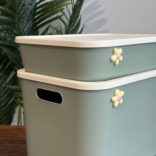 حاوية تخزين حديثة متعددة الأغراض مزودة بغطاء