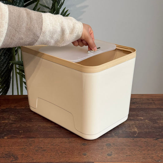 3-Sized Multi-Purpose Storage Container with Slide-Top Lid