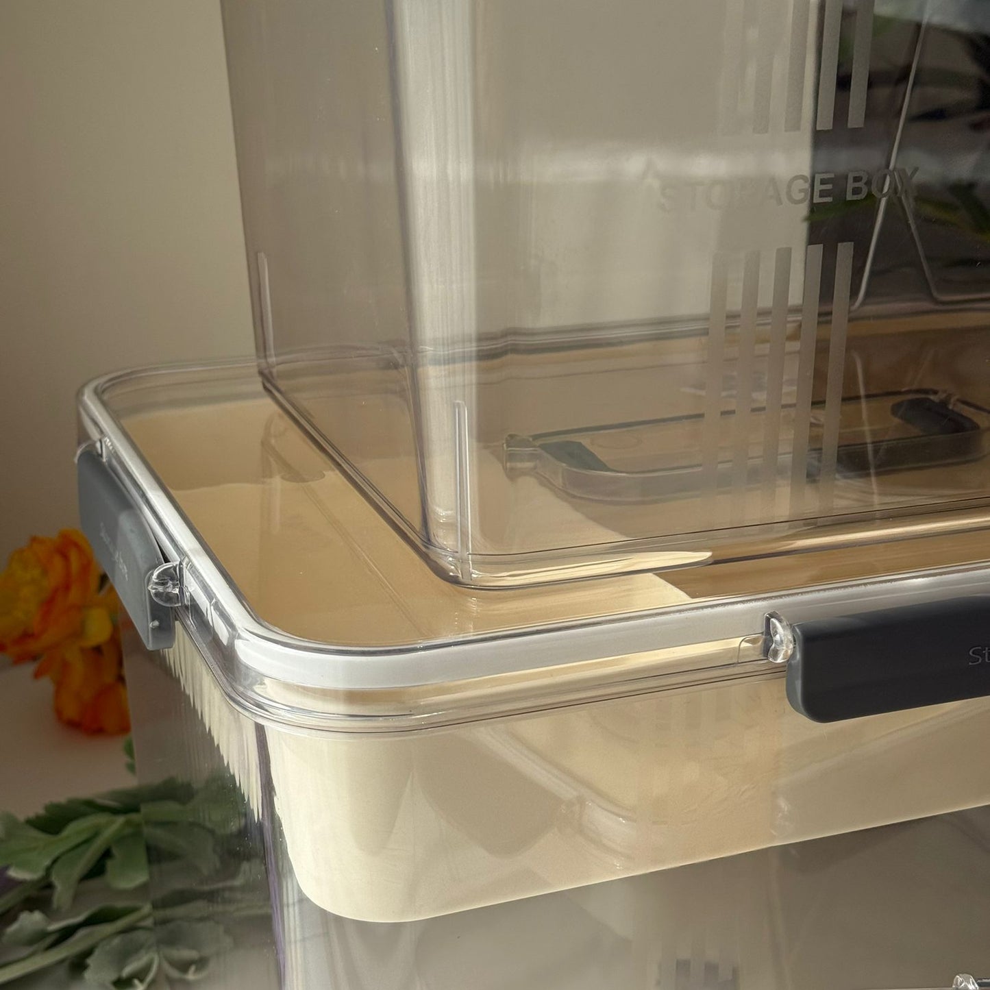 Multi-Purpose Airtight Storage Container with Organizer Tray & Locking Lid – 3 Sizes
