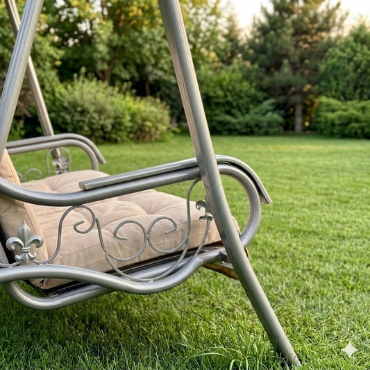 Outdoor Garden Swing Chair with Canopy