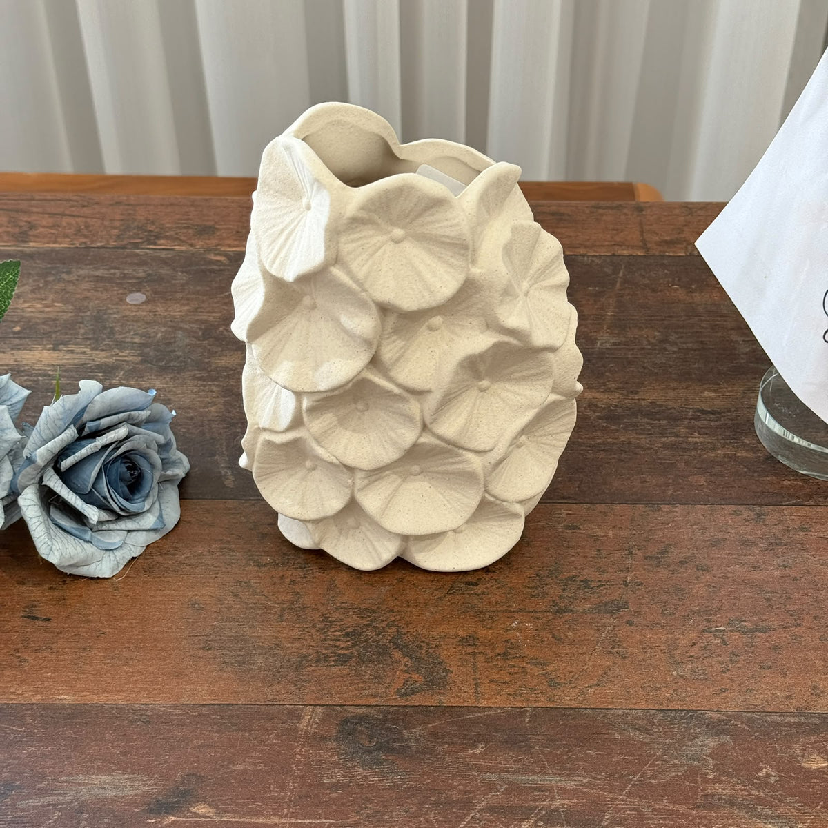 Floral Textured Decorative Vase