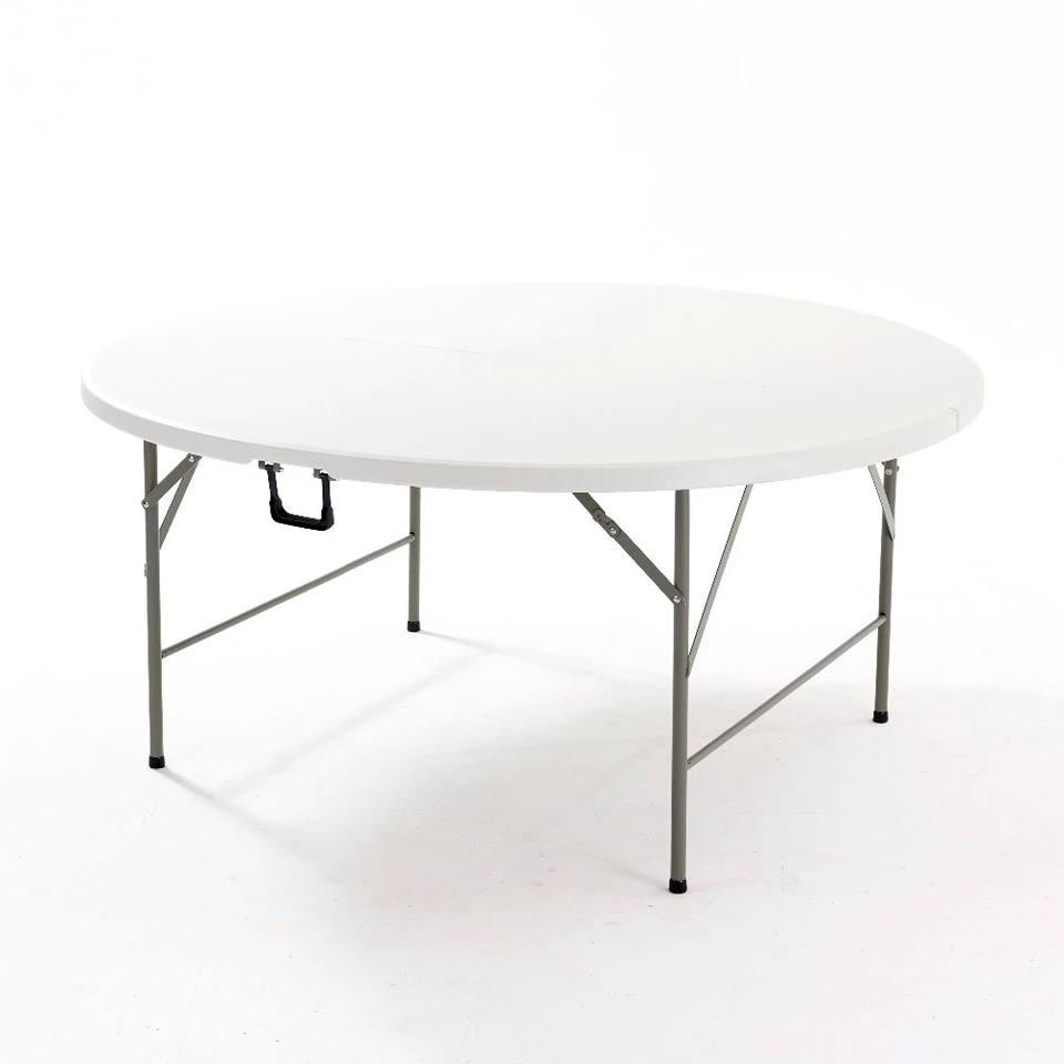 Fold-In-Half Round Banquet Outdoor/Indoor Table