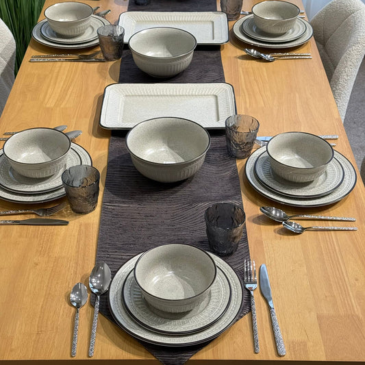 Modern Speckled Ceramic Serving & Dinnerware Collection