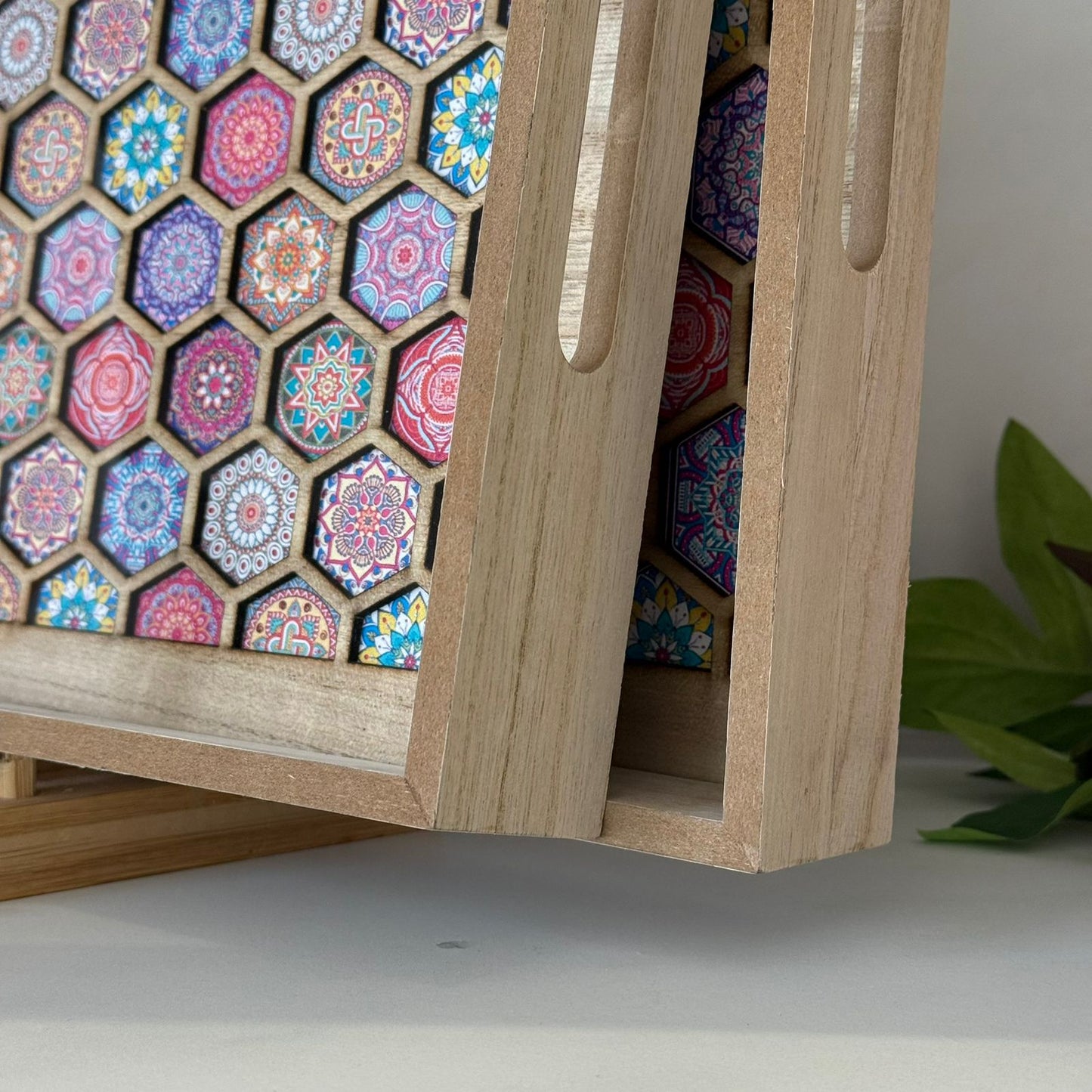 Luxury Wooden Serving Tray Set