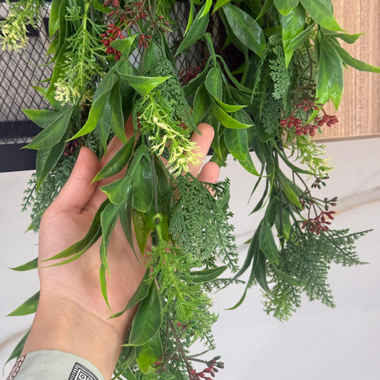 Lush Green Trail - Artificial Hanging Plant