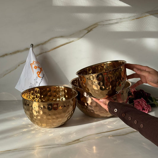 Bronze Aura Hammered Bowl