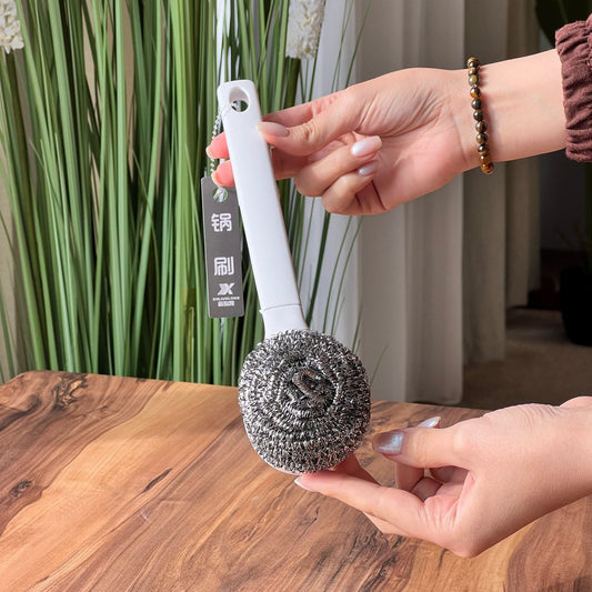 Household Scrubber with Handle