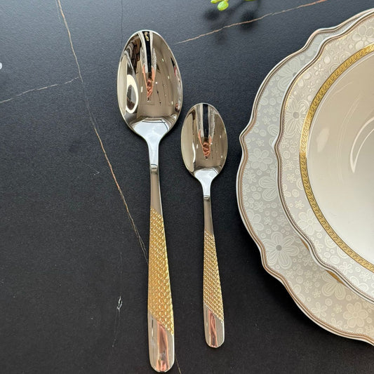 Luxury Cutlery Collection - In Golden & Silver