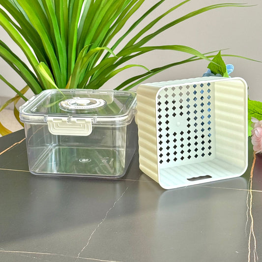 Airtight Multi-Purpose Food Storage Container With Date Dial - Set Of 4