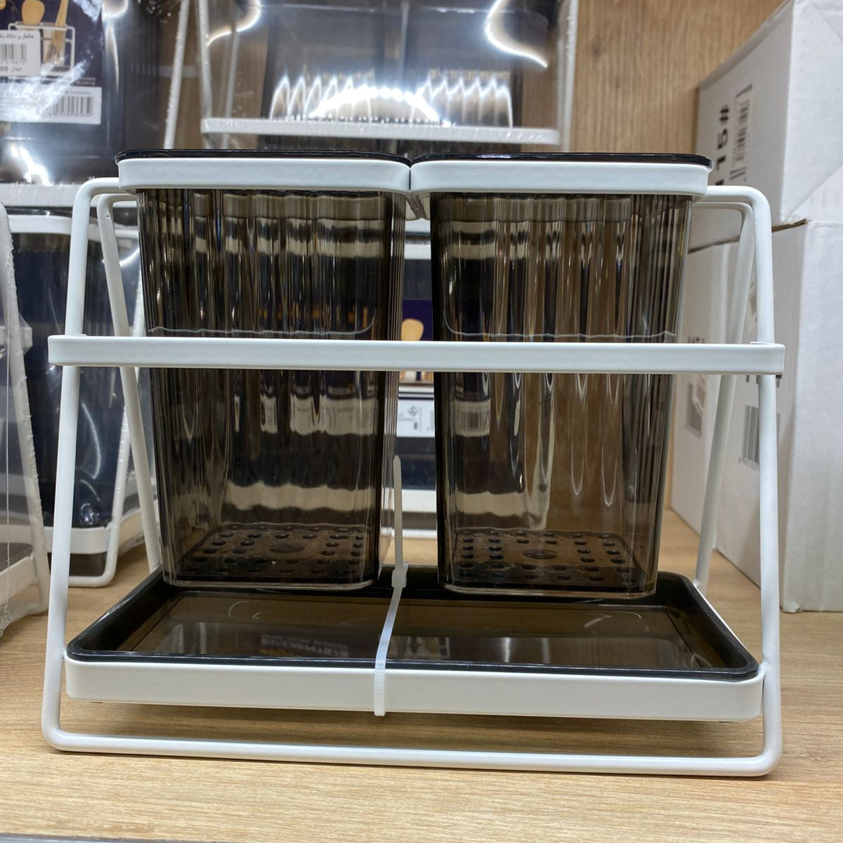 حامل ملاعق وادوات المائدة