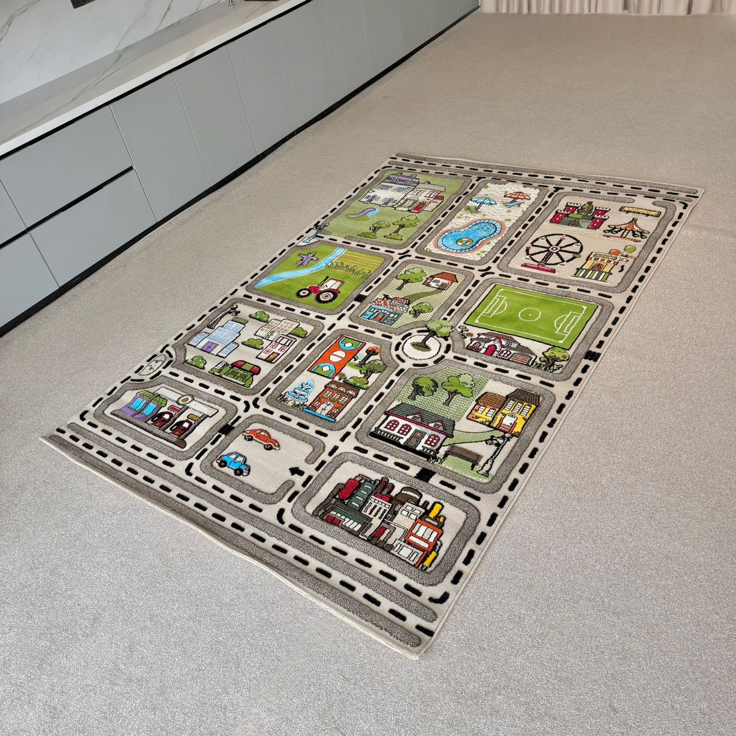 2x3m Cap & Loop Collection Modern Carpets