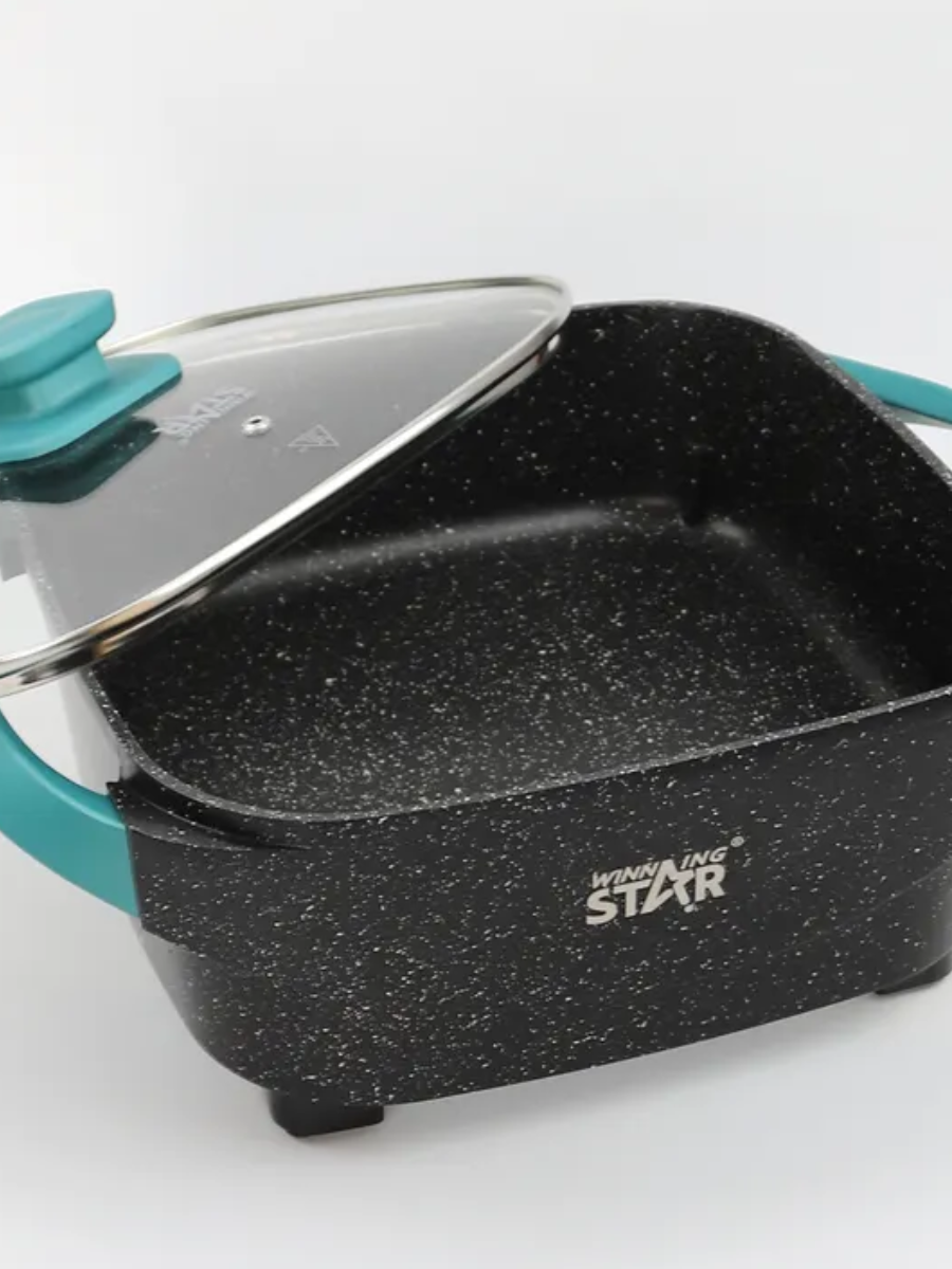 6.5L Electric Nonstick Aluminum Frying Pan