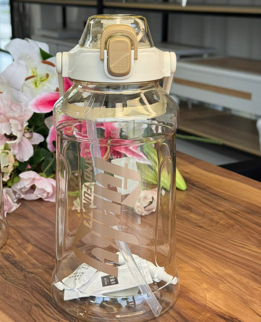 Sport Drinking Bottle With Straw