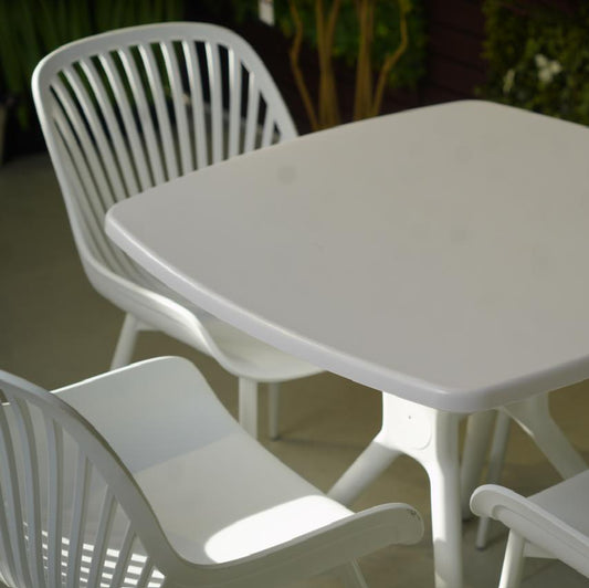 Daniela Chair & Durable Square Table Outdoor Furniture Set