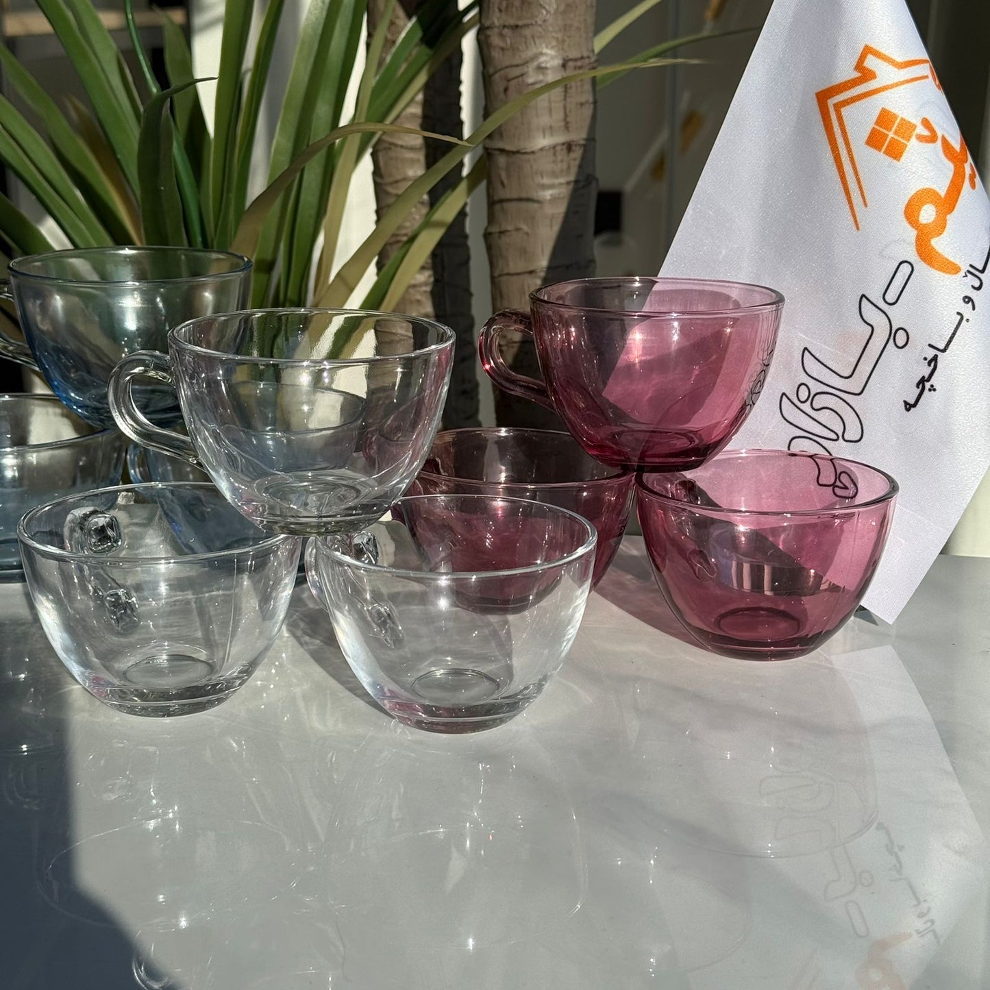 Elegant Glass Tea Cups