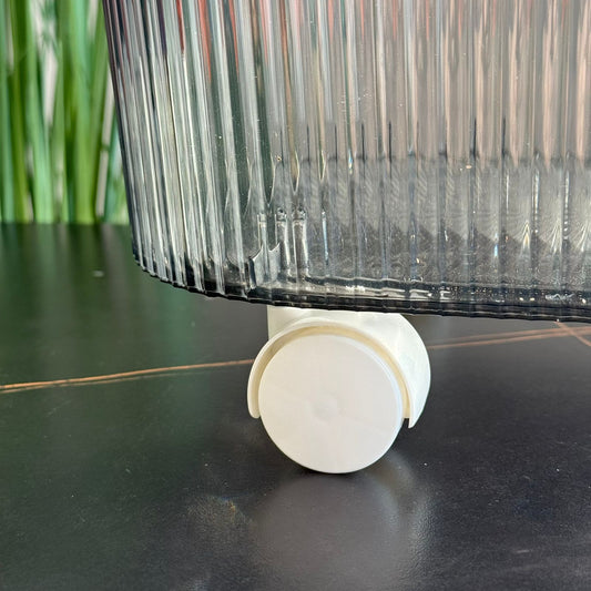 2-Sized Modern Transparent Plastic Storage Container