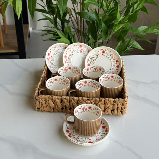 Elegance Design Coffee Cup & Saucer Set