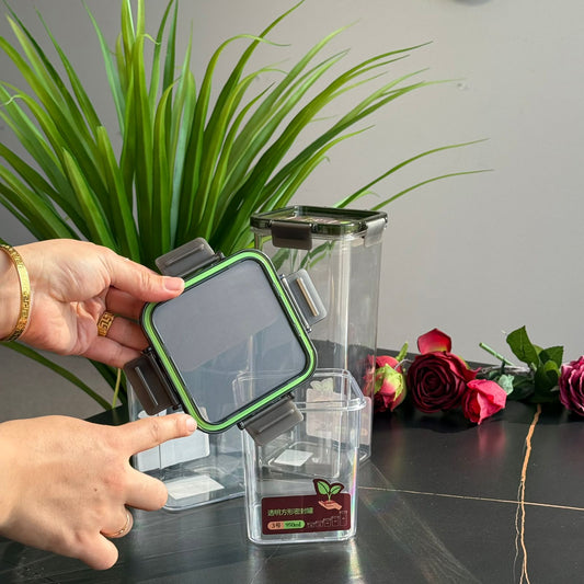 3-Sized Airtight Food Storage Container