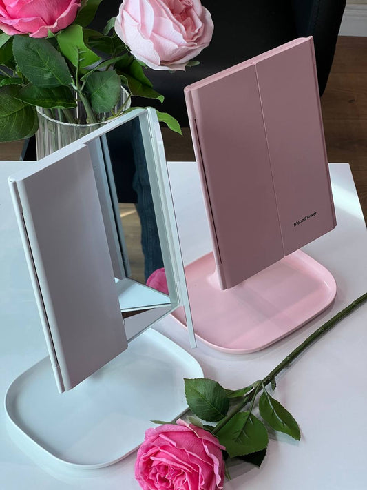 Standing LED Makeup Mirror