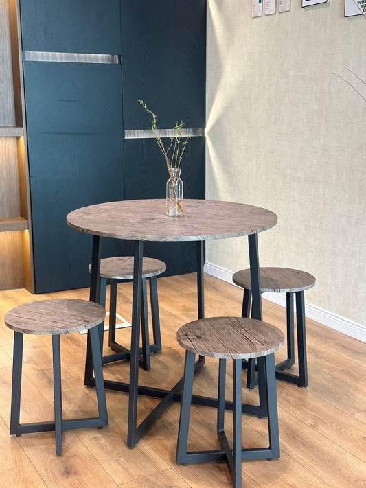 Modern Round Dining Table Set