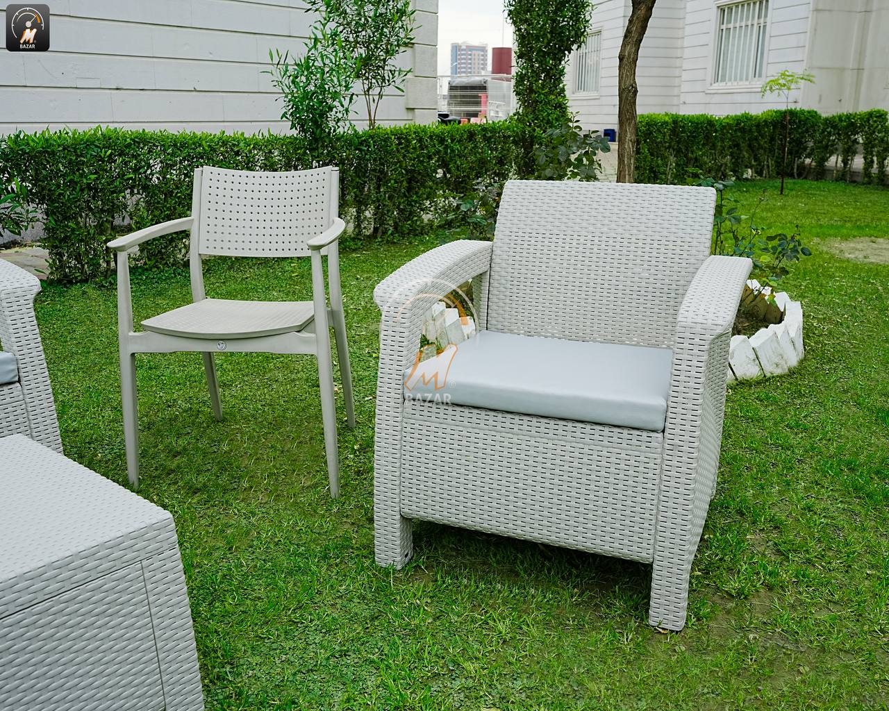 سێتی دانیشتنی باخچەی مۆدێرن