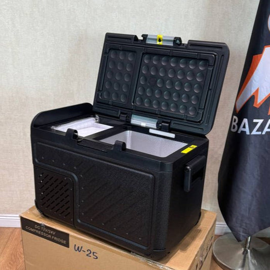 W-25 VIP Liter - Portable Car Black Cooler Box