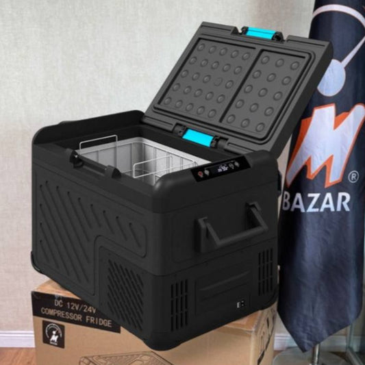 W-40 VIP Liter - Portable Car Black Cooler Box