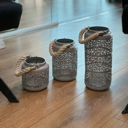 FD195-196-197 Decorative Hanging/Floor Candle Lantern