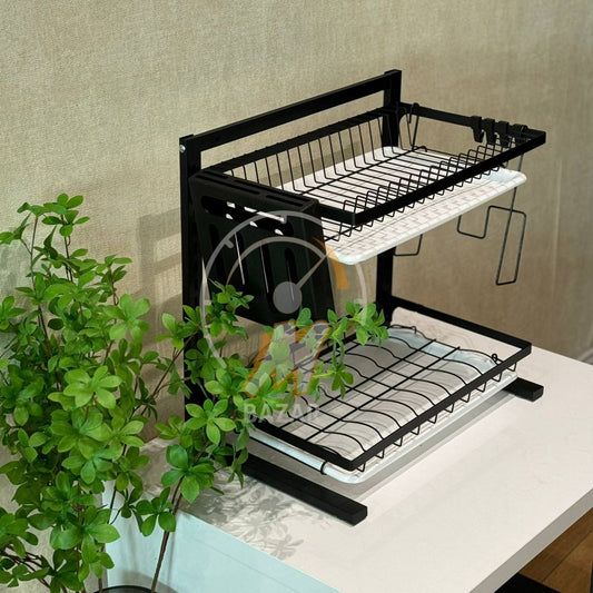2 Tier Kitchen Dish Drying Rack