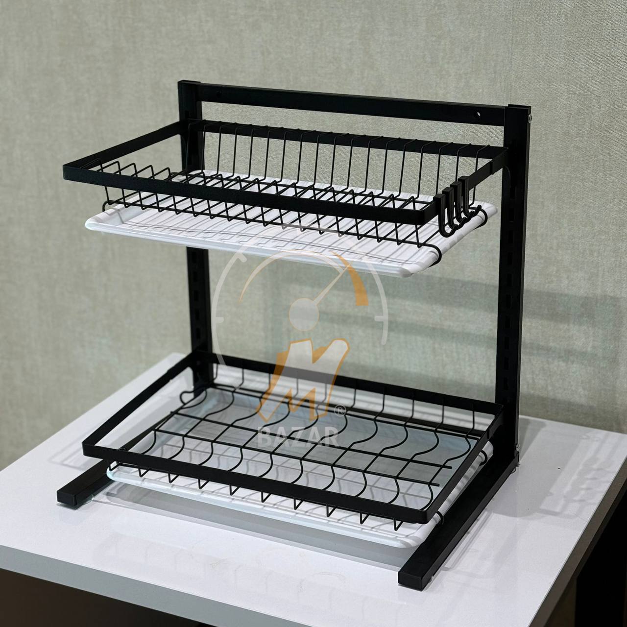 2 Tier Kitchen Dish Drying Rack